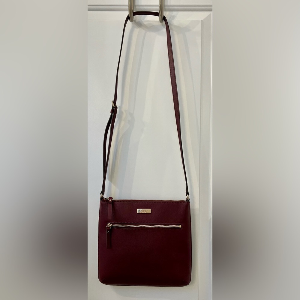 Kate Spade Laurel Way Rima Crossbody Purse in Cherrywood